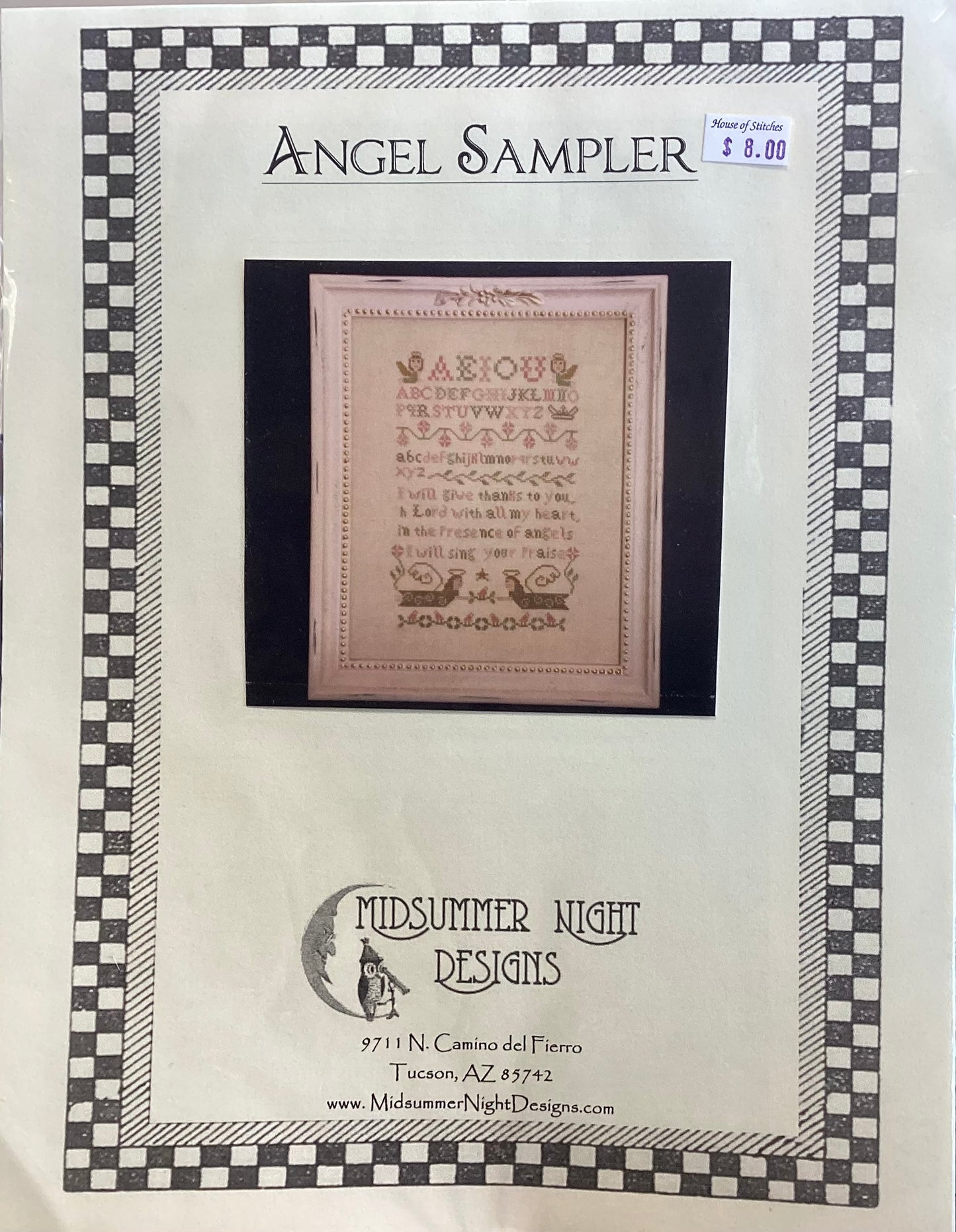 Angel Sampler by Midsummer Night Designs
