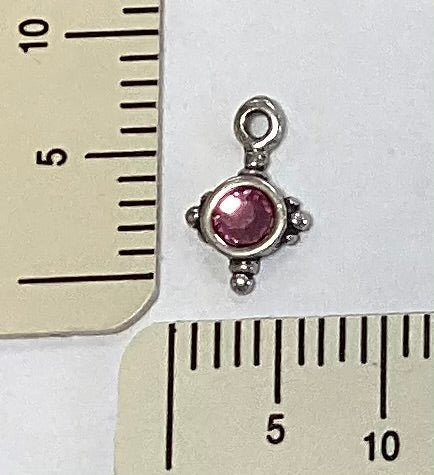 Rose Medallion Charm by The Sweetheart Tree