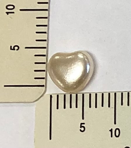 Ivory Pearl Heart Charm by The Sweetheart Tree