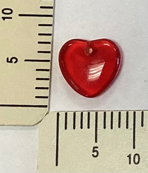 Ruby Cabochon Heart Charm by The Sweetheart Tree