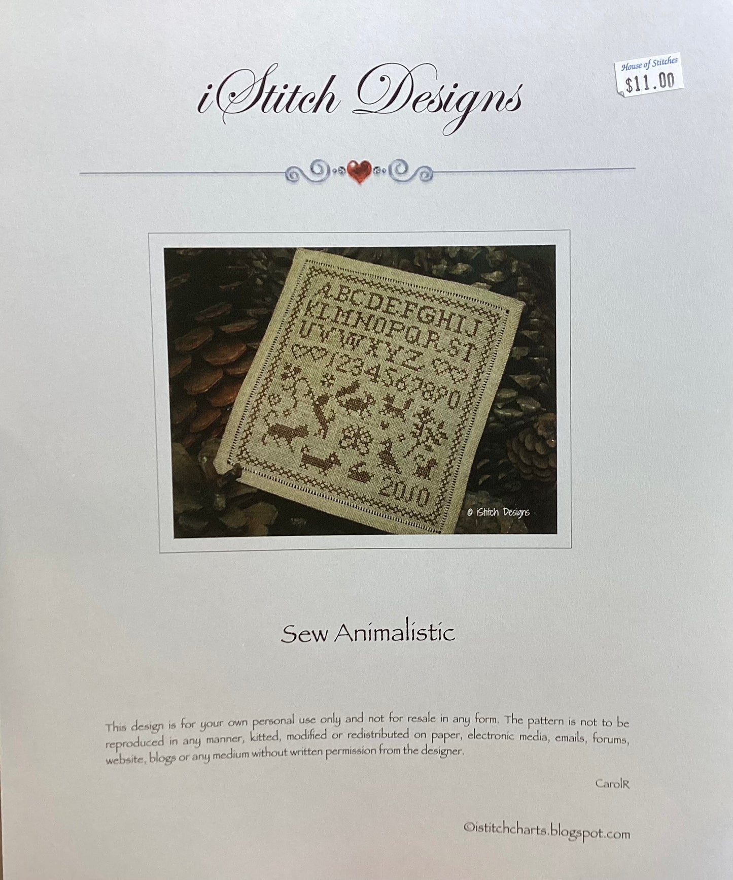 Sew Animalistic by i Stitch Designs