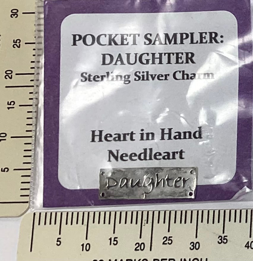 Pocket Sampler: Daughter Charm by Heart in Hand Needleart