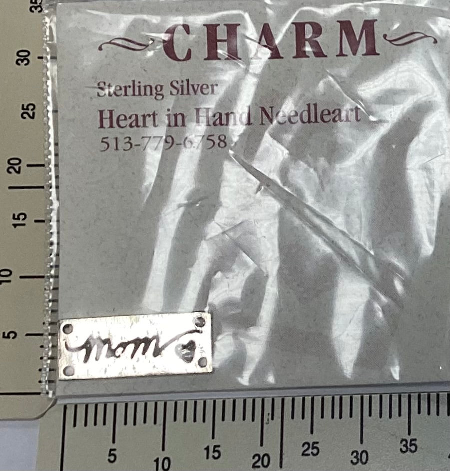 Mom Charm by Heart in Hand Needleart