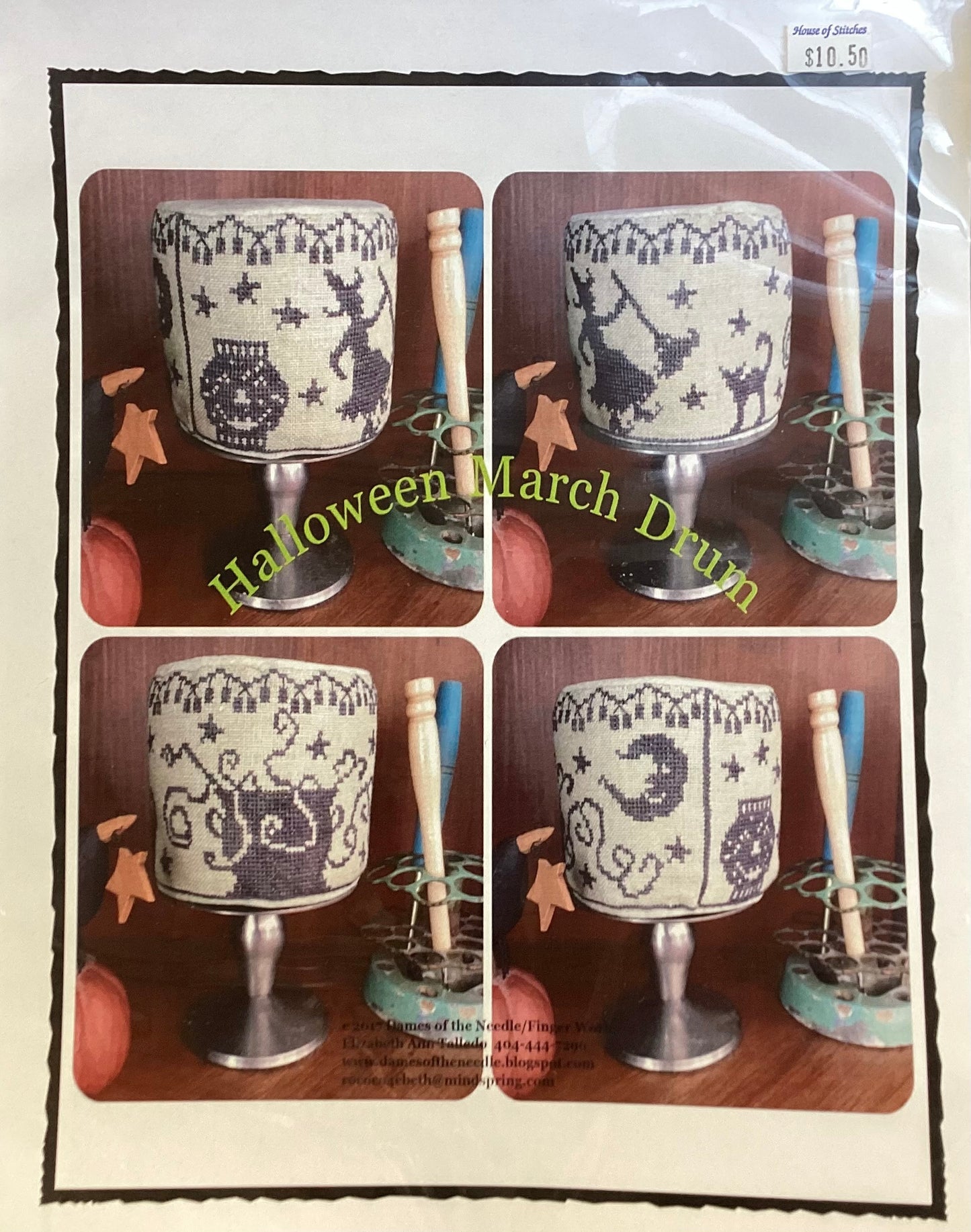 Halloween March Drum by Dames of the Needle