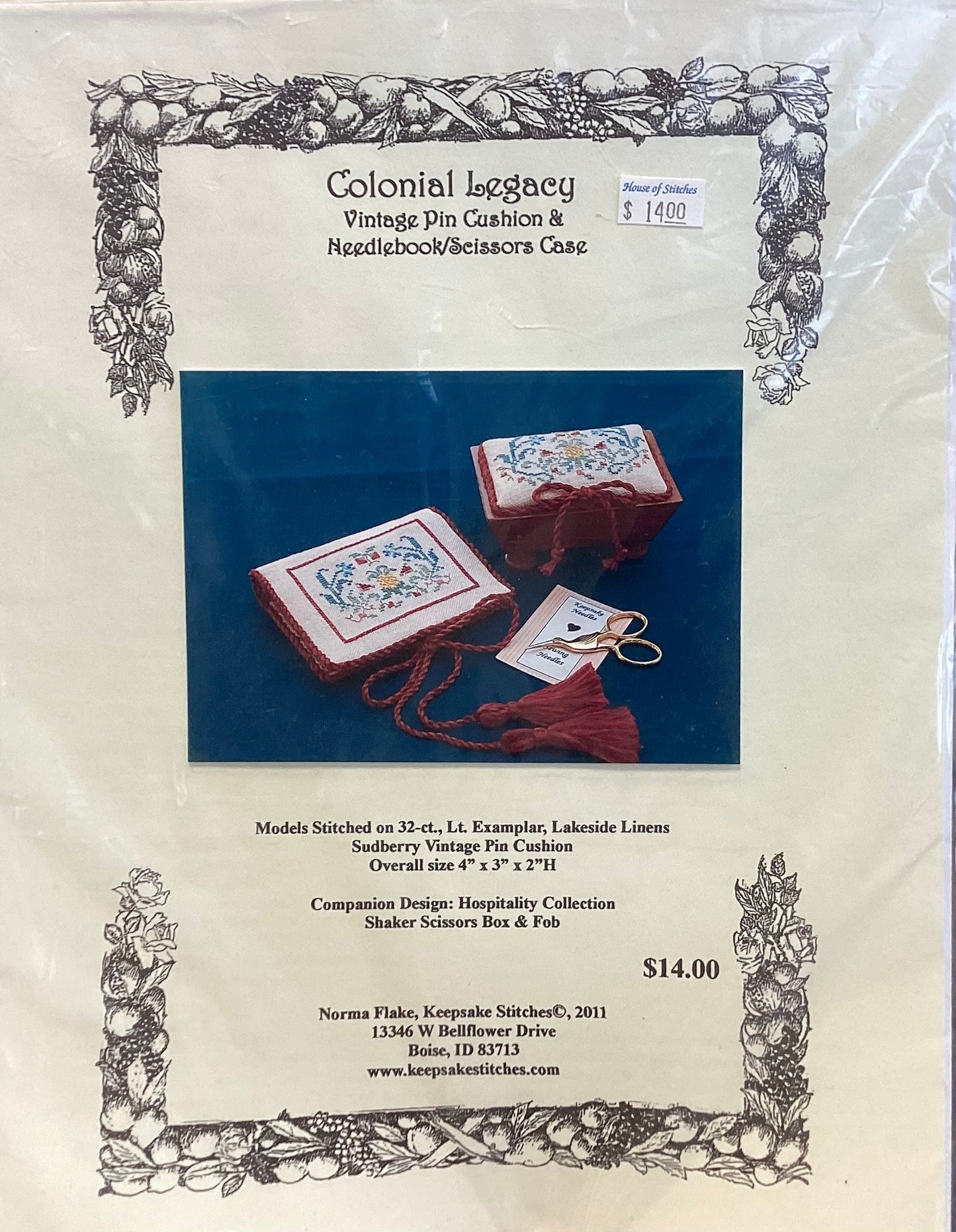 Colonial Legacy by Keepsake Stitches