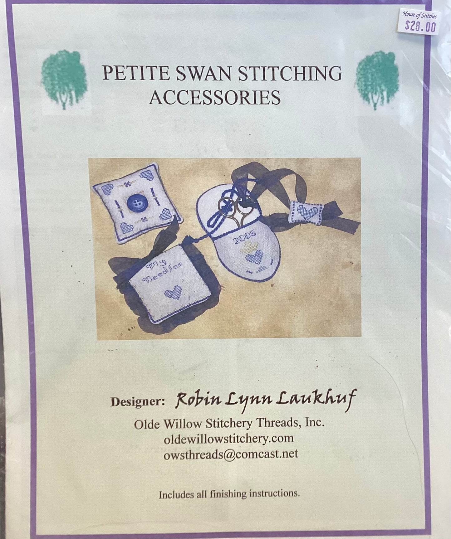 Petite Swan Stitching Accessories by Olde Willow Stitchery Threads Inc.