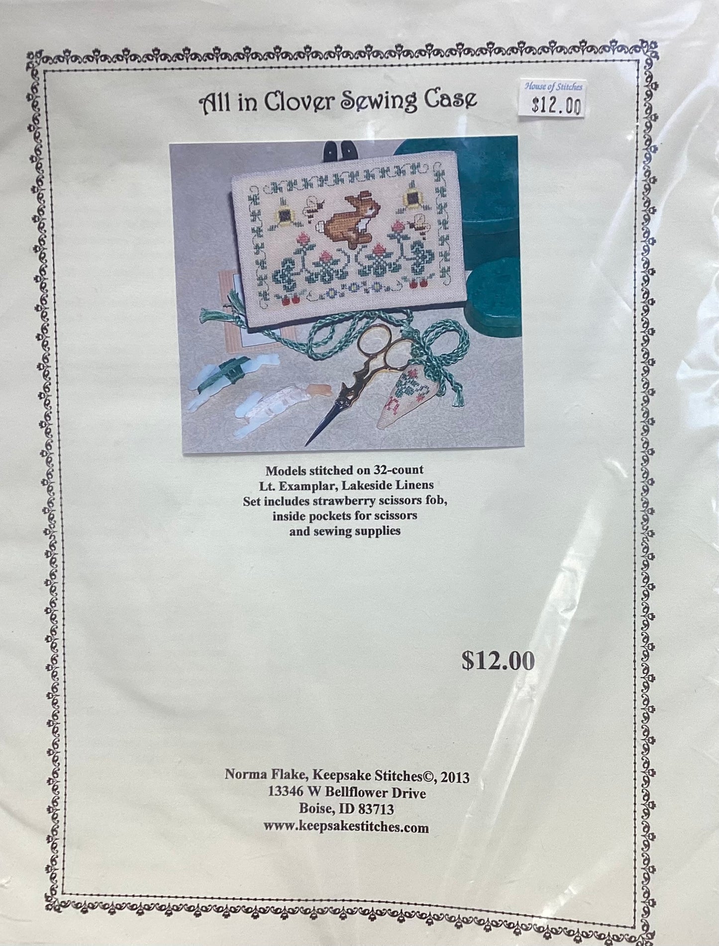 All in Clover Sewing Case by Keepsake Stitches
