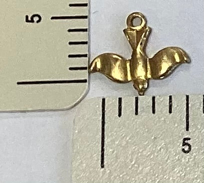 Brass Dove Charm by By Juptier
