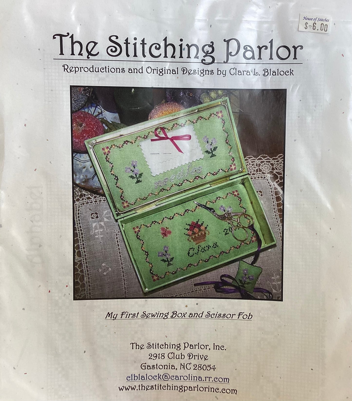 My First Sewing Box and Scissor Fob by The Stitching Parlor