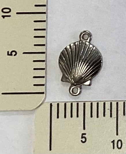 Antique Silver Sea Shell Charm by By Jupiter