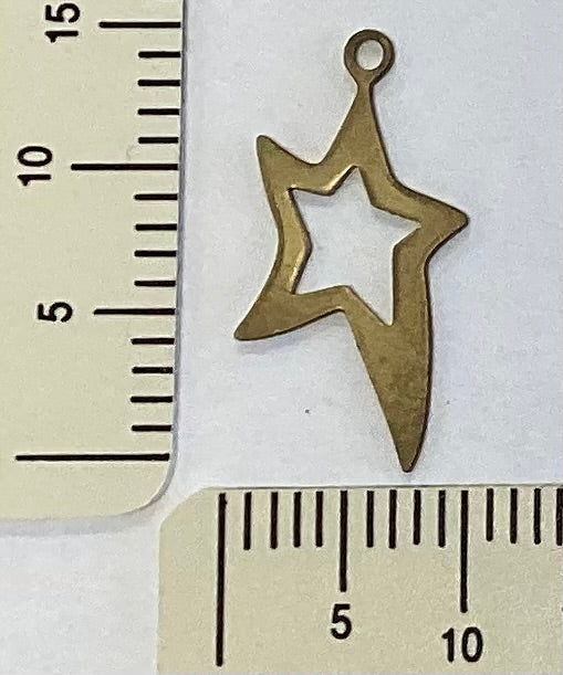 Open Star Charm by Homespun Elegance