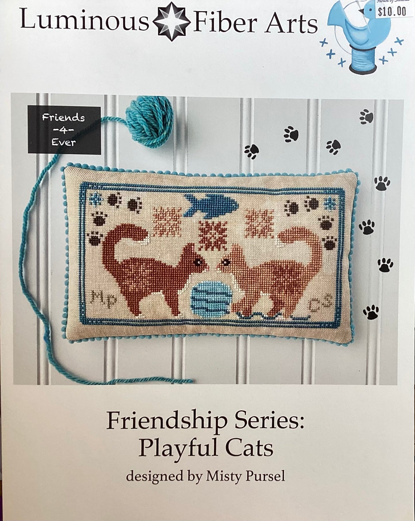 Friendship Series: Playful Cats by Luminous Fiber Arts