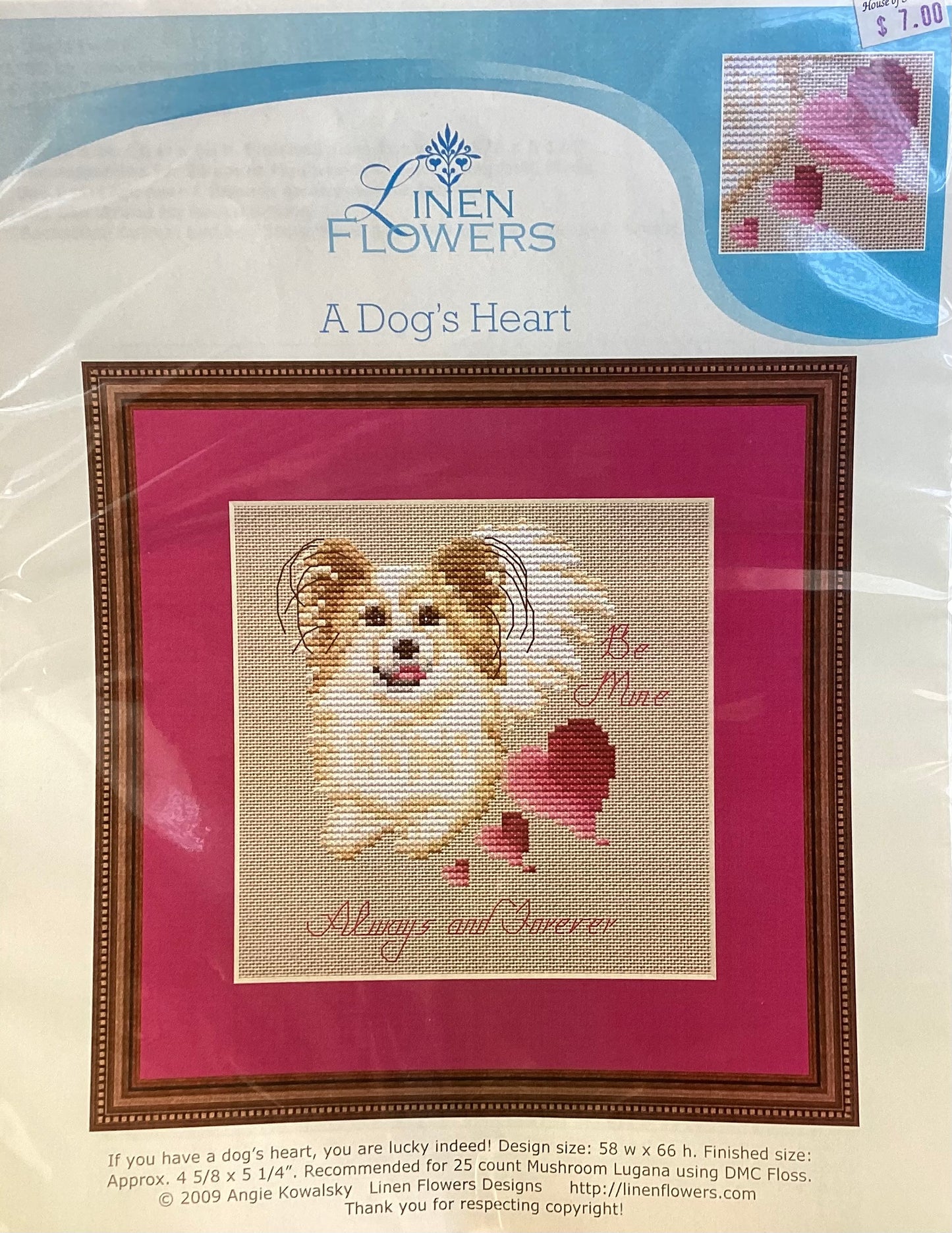 A Dog’s Heart by Linen Flowers