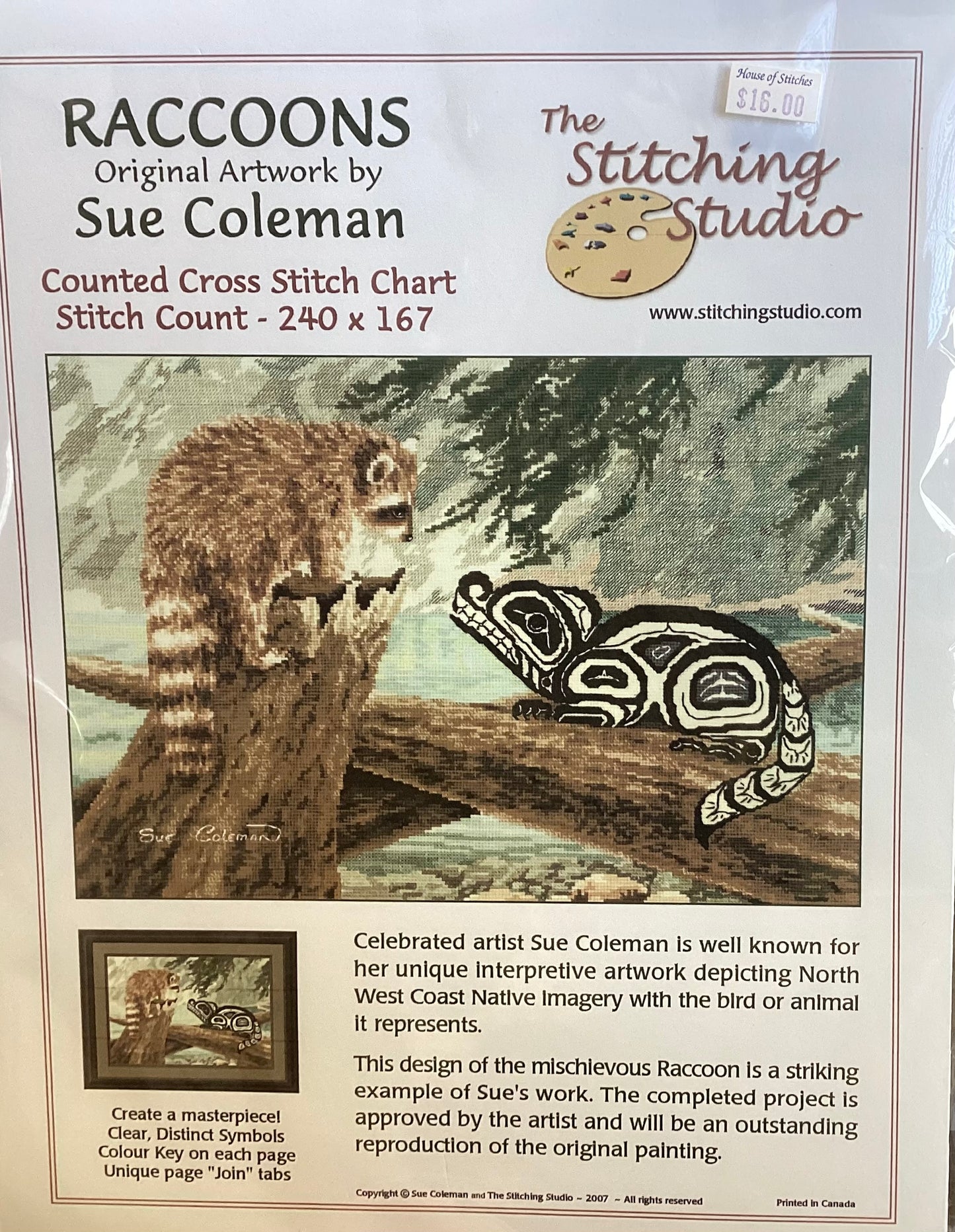 Raccoons by The Stitching Studio