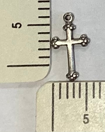 Antique Silver Cross Charm by By Jupiter