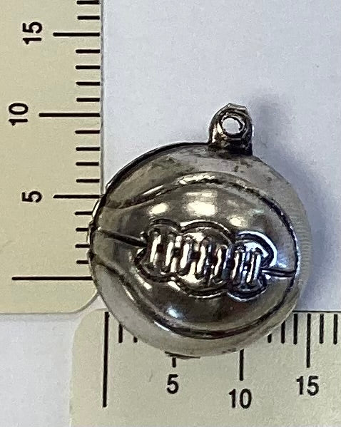 Antique Silver Ball Charm by By Jupiter