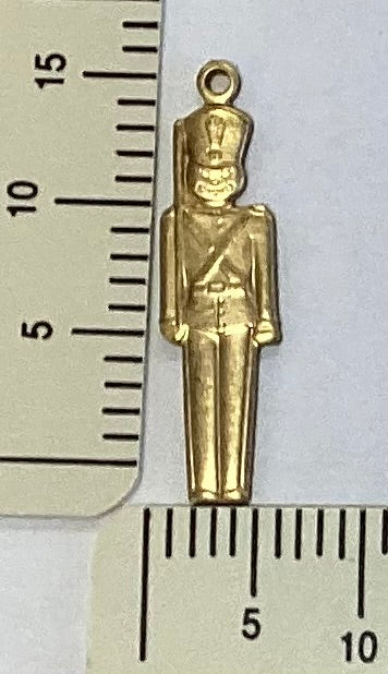 Brass Toy Soldier Charm by Homespun Elegance