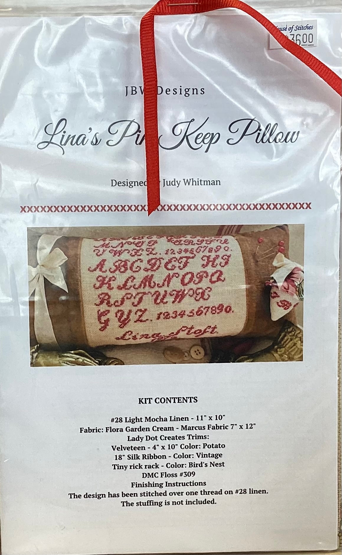 Lina’s Pin Keep Pillow Kit by JBW Designs