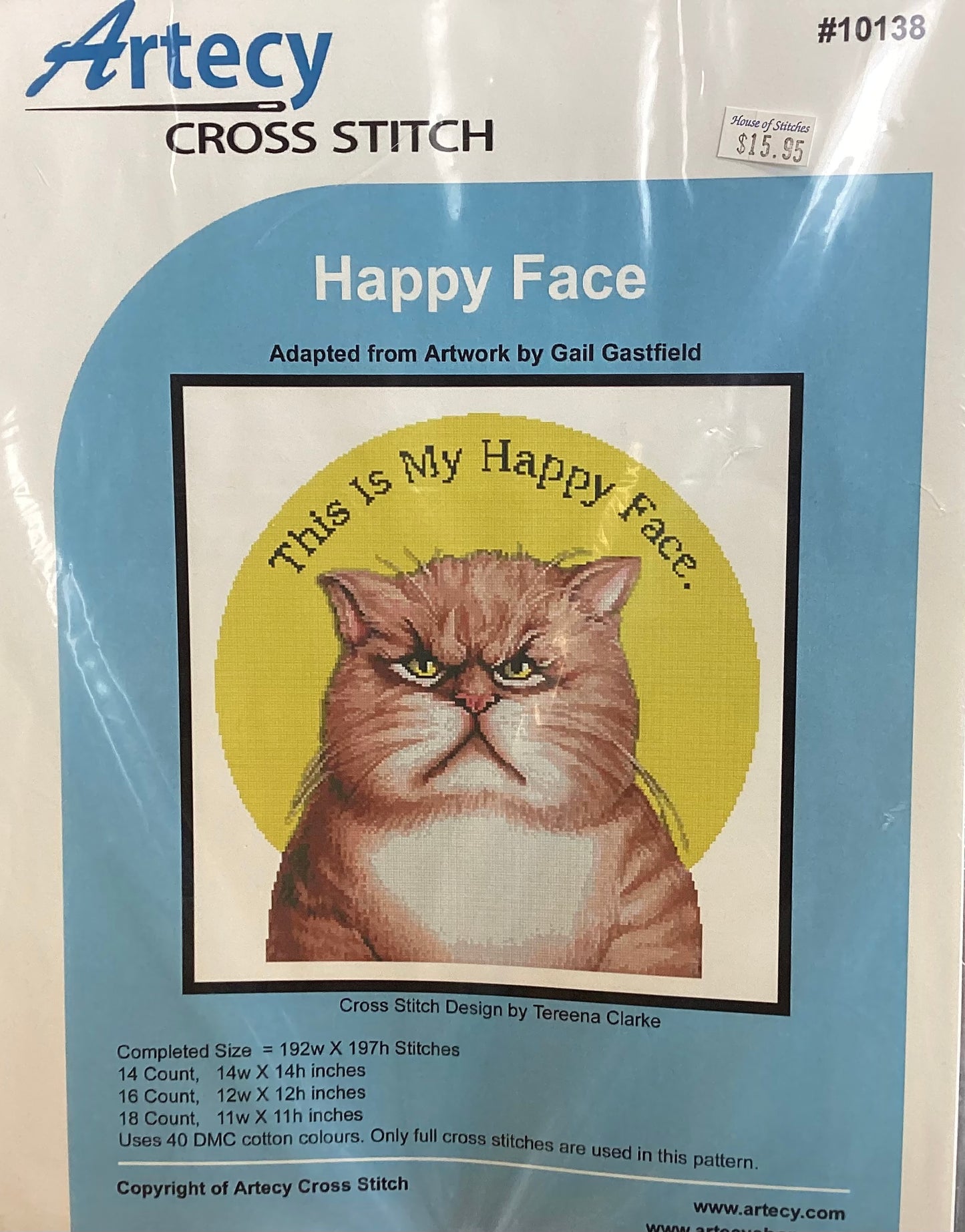 Happy Face by Artecy Cross Stitch