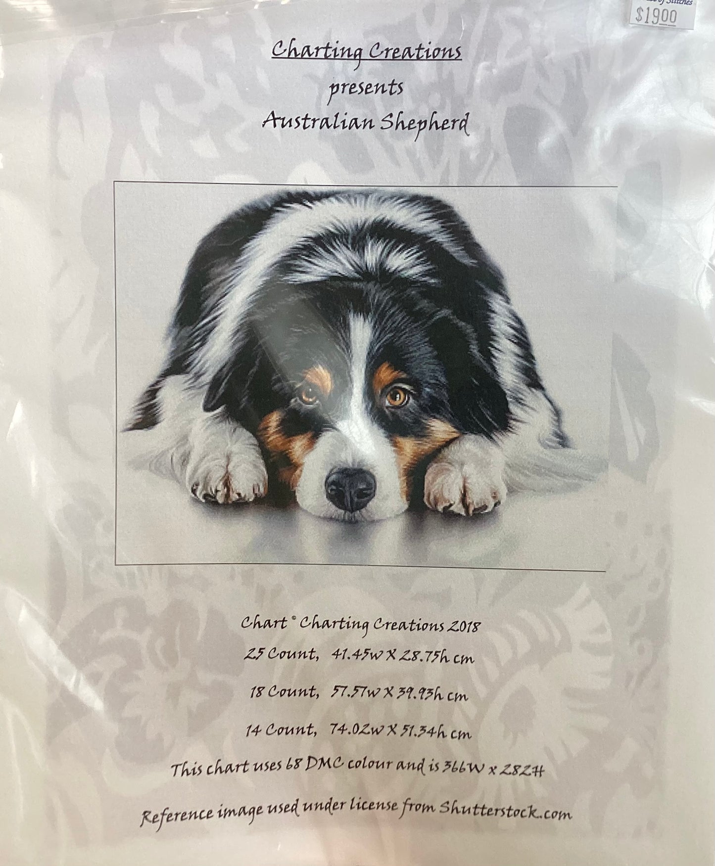 Australian Shepherd by Charting Creations