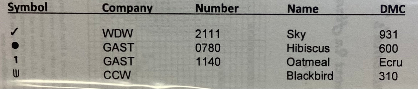 Wee Welcome’s September - Heart In Hand by Needle Bling Designs