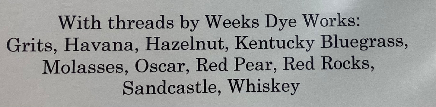 Farm & Folk Penny Cushions by Heartstring Samplery