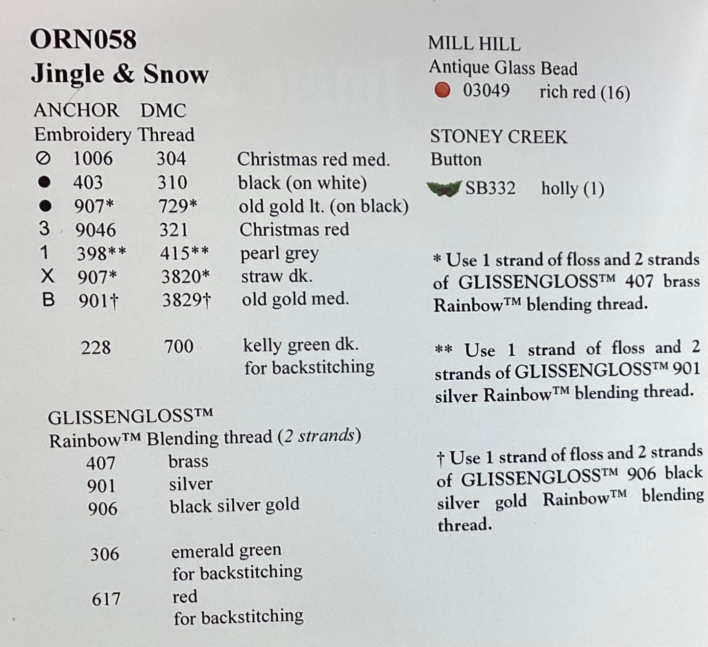 Jingle & Snow by Stoney Creek Collection