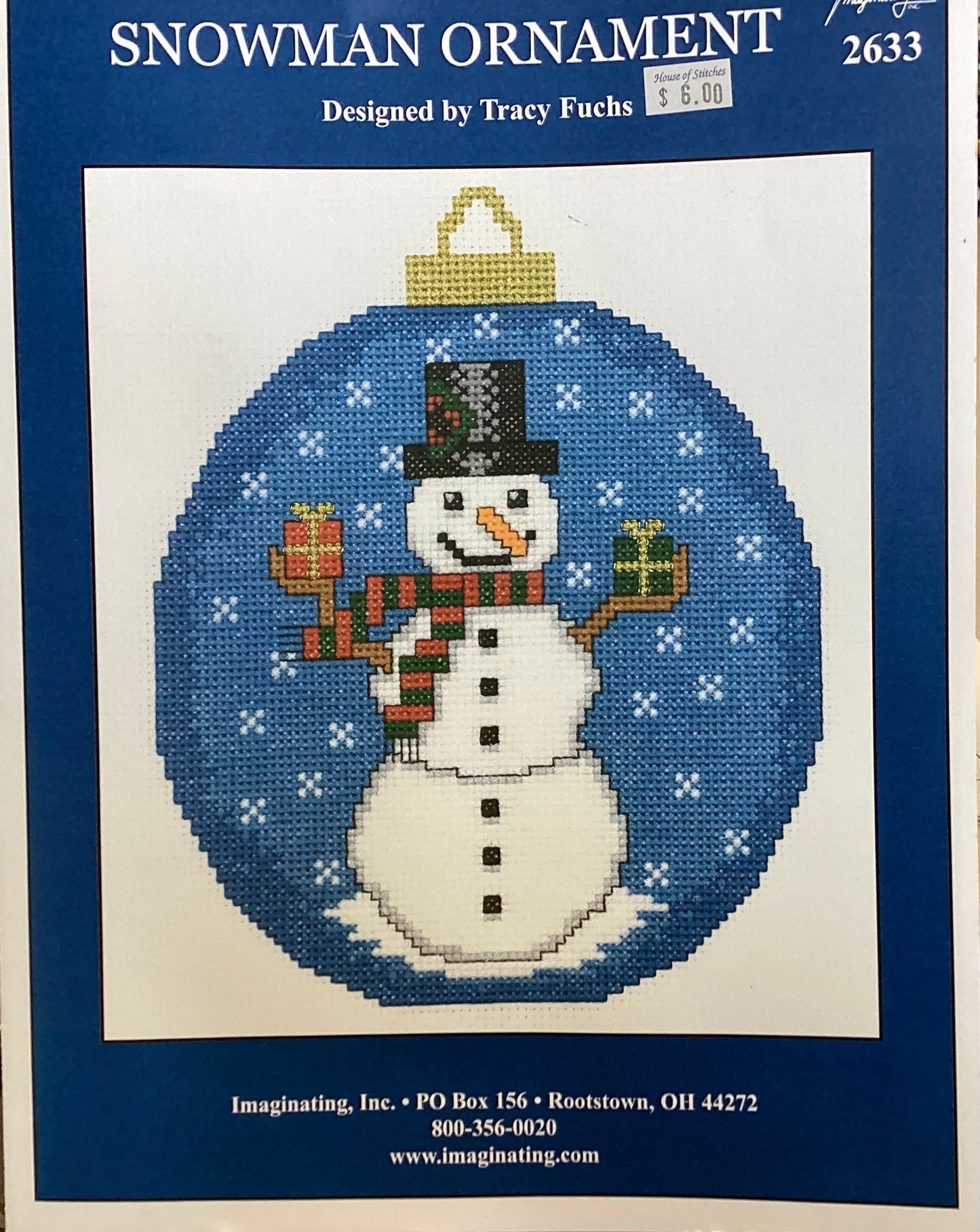 Snowman Ornament by Imaginating