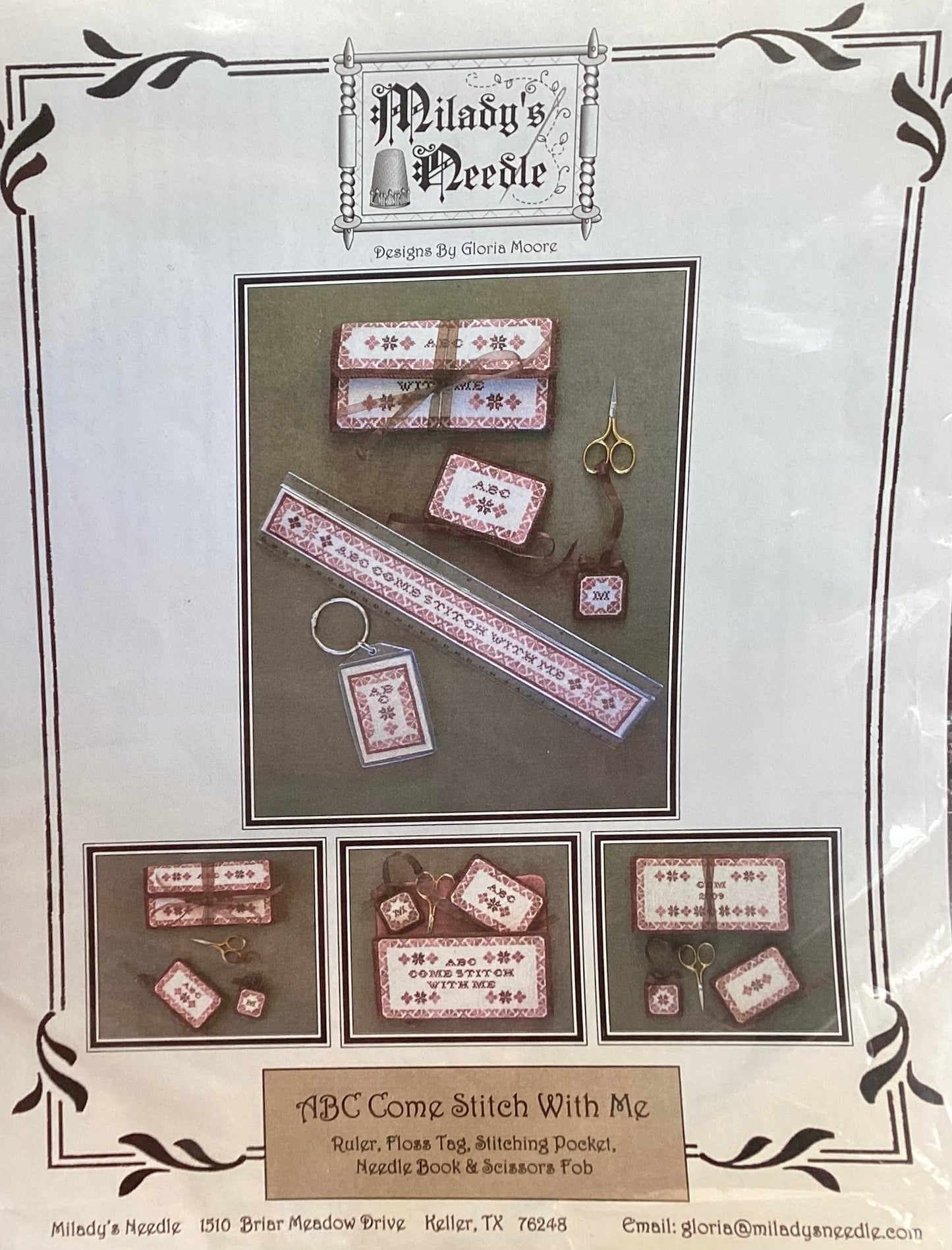 ABC Come Stitch With Me by Milady’s Needle