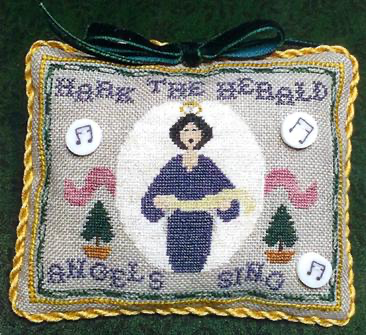 Buttoned Christmas Series VII: Hark the Herald Angels Sing by Milady’s Needle
