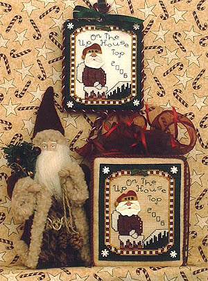 Buttoned Christmas Series VI: Up On The House Top by Milady’s Needle