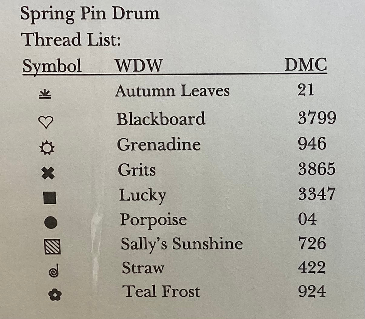 Spring Pin Drum by Kathy Barrick