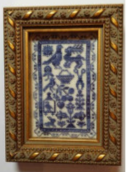Miniature Sampler II: French Blue Tudor Sampler by The Heart’s Content, Inc.