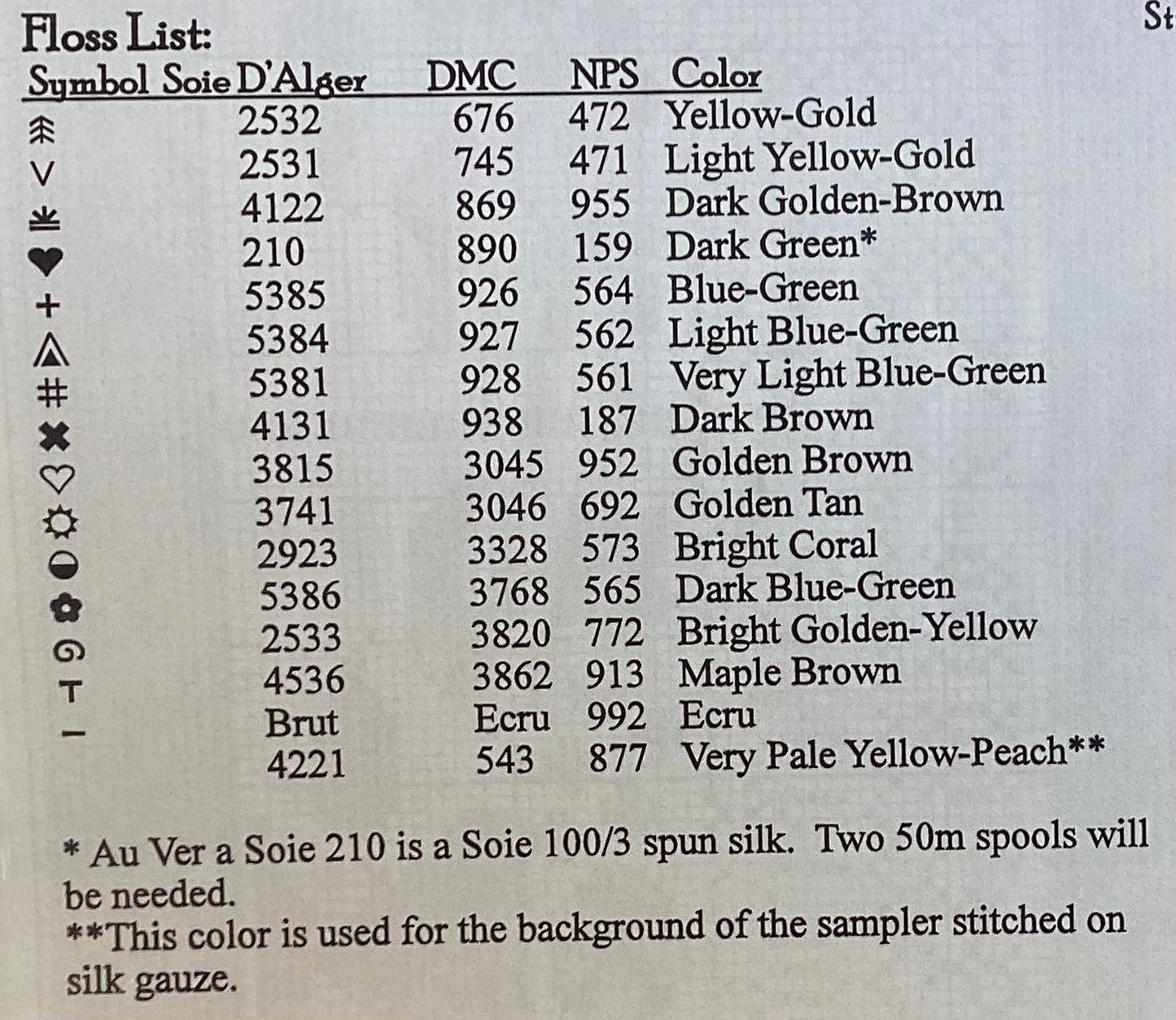 Faith, Hope, & Honor by Carriage House Samplings