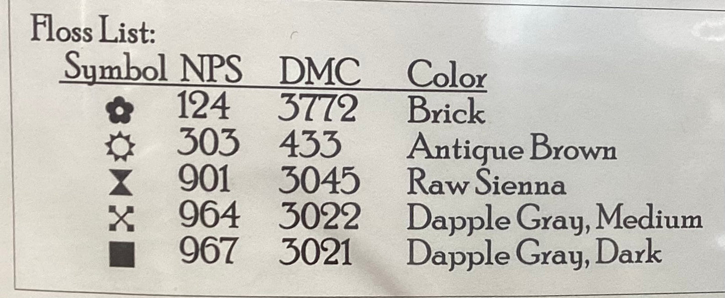 Quaker Medallion Sampler by Carriage House Samplings