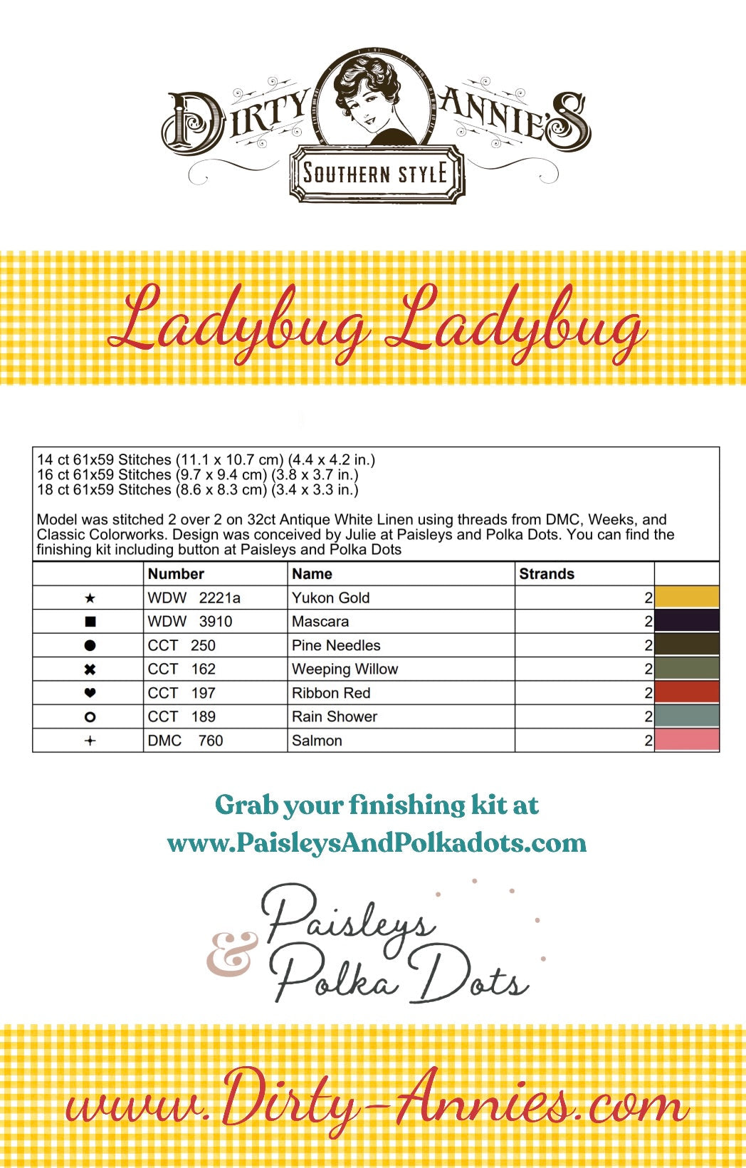 Ladybug Ladybug by Dirty Annie