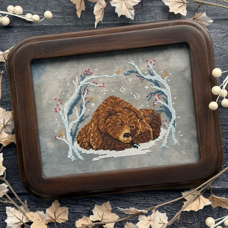 PREORDER! Bear in the Den by The Stitch Crypt