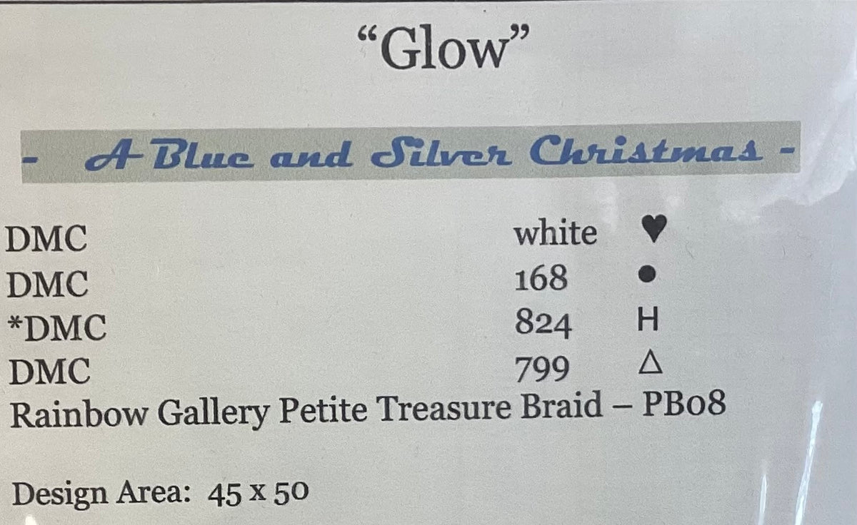 A Blue and Silver Christmas: Glow by Misty Hill Studio