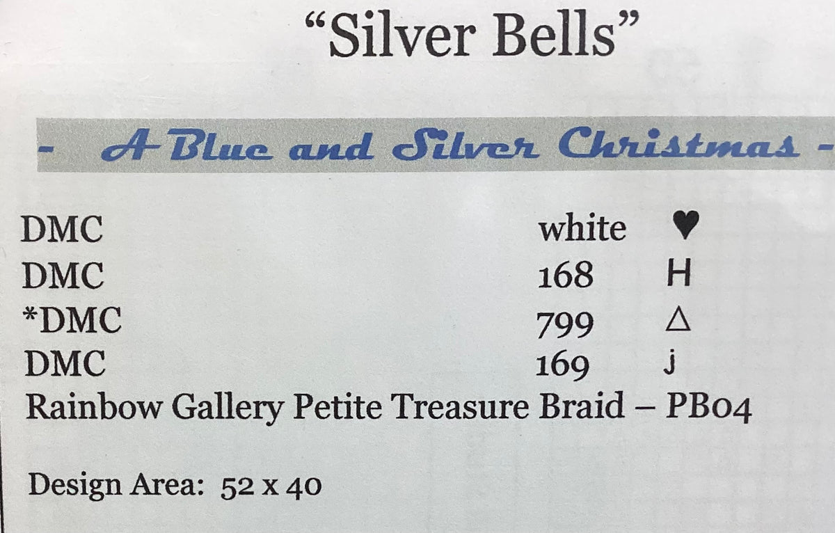 A Blue and Silver Christmas: Silver Bells by Misty Hill Studio