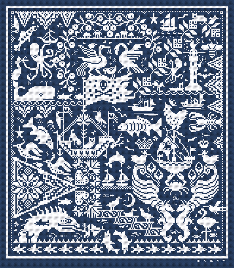 Fisherman’s Friend by Long Dog Samplers