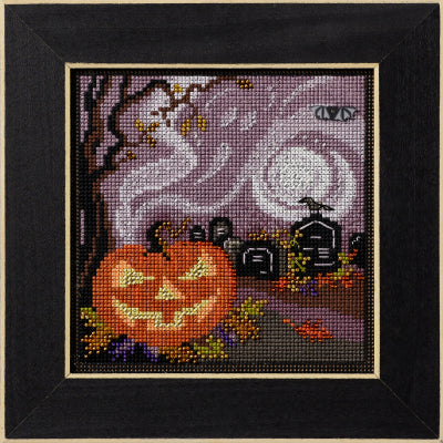 Haunted Graveyard: Buttons & Beads, Autumn Series Kit 2024 by Mill Hill