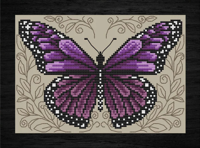 Purple Butterfly by Shannon Christine Designs