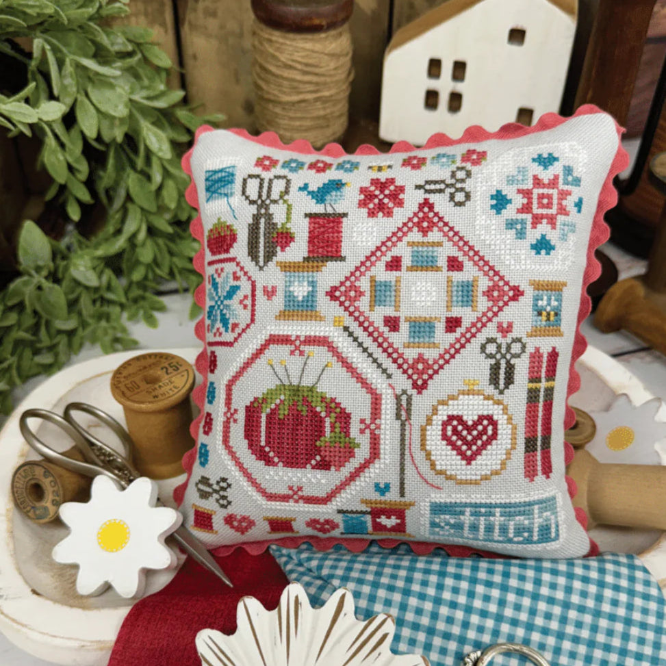 Stitching Quaker by Primrose Cottage