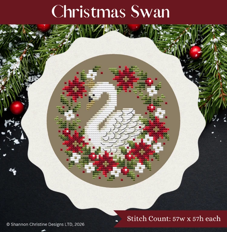 PREORDER! Christmas Swan by Shannon Christine Designs