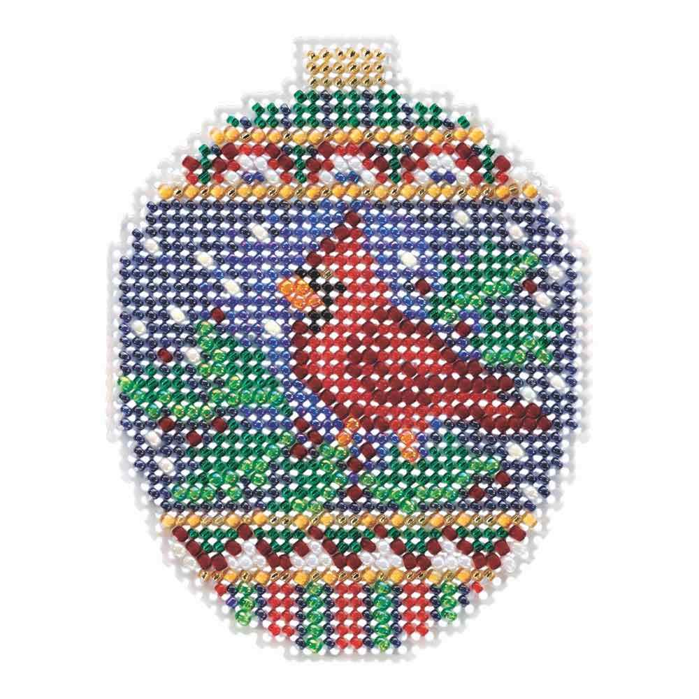 Crimson Cardinal: Beaded Holiday Kit By Mill Hill