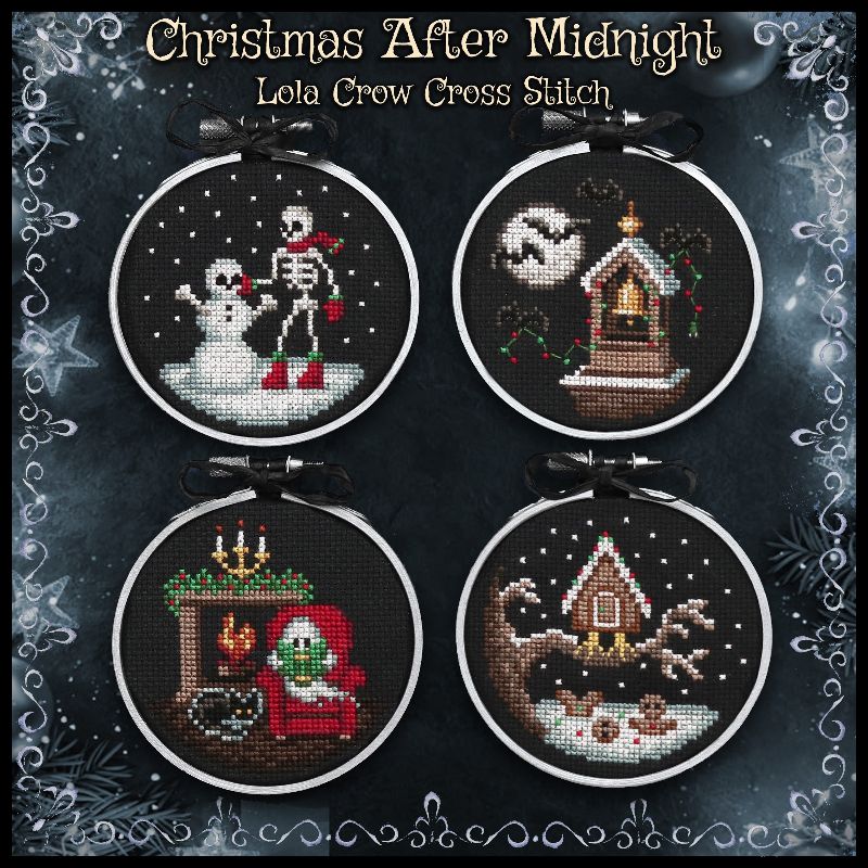 PREORDER! Christmas After Midnight: Ornament Set by Lola Crow