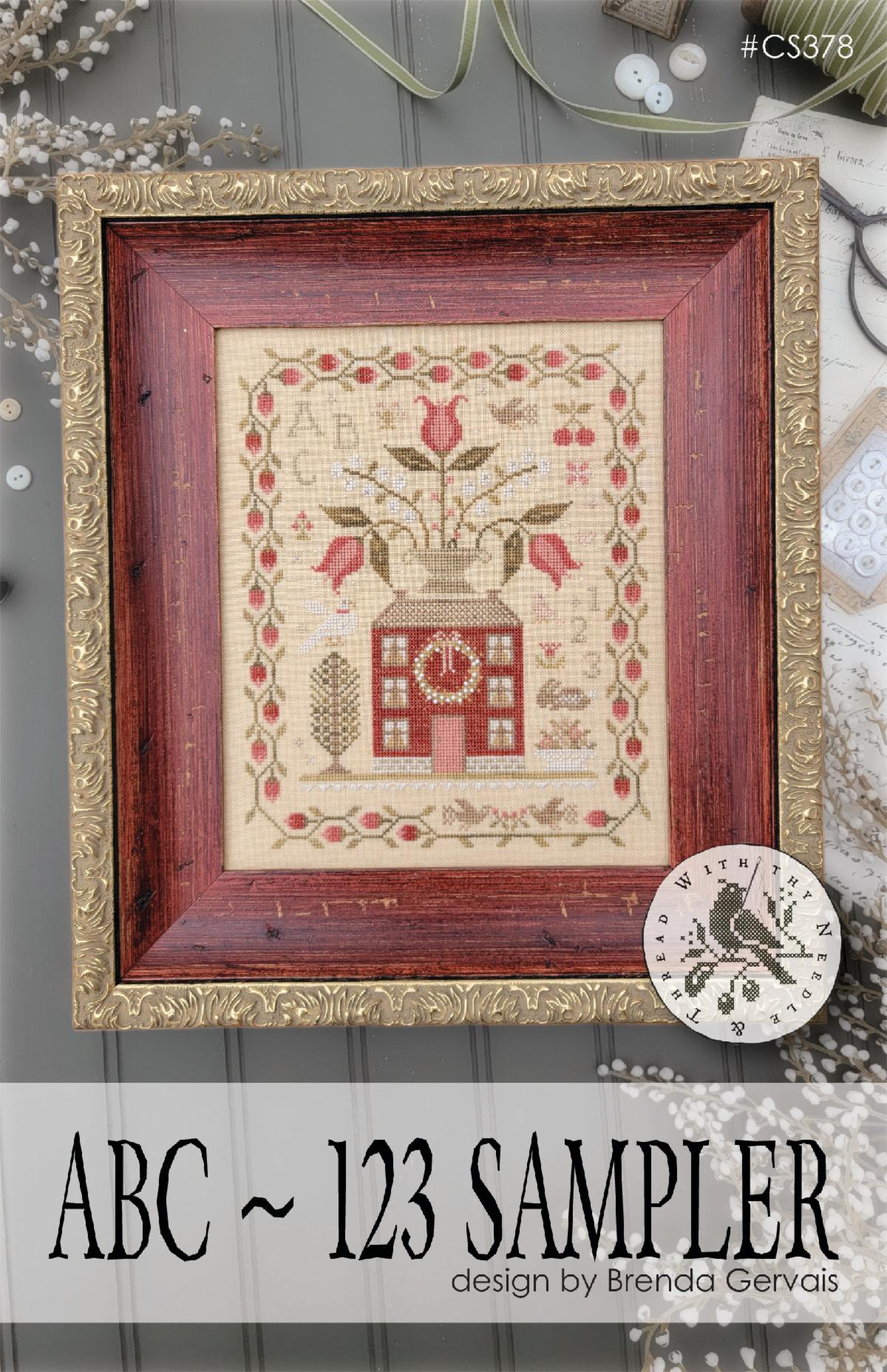 ABC 123 Sampler by With Thy Needle & Thread