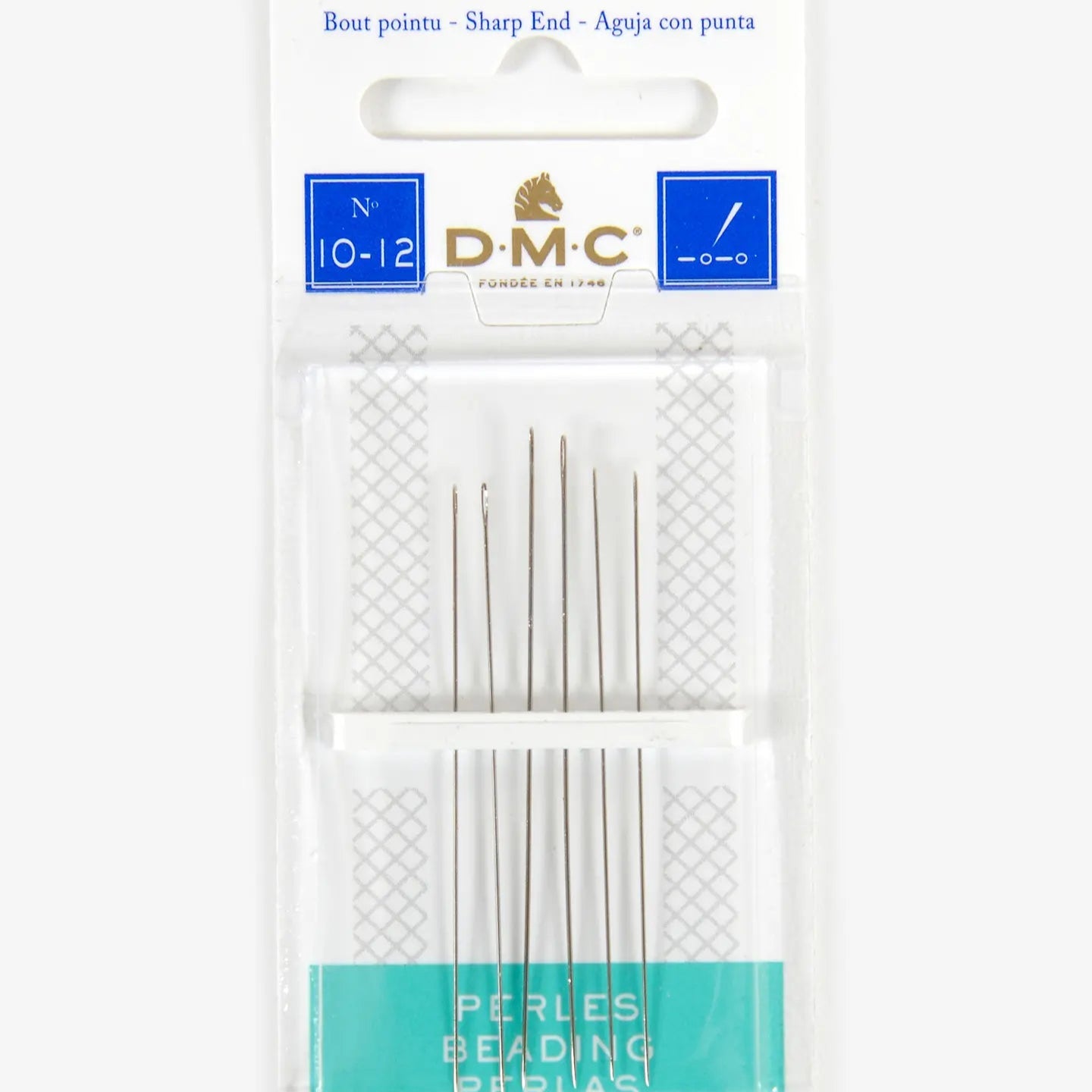 DMC Sizes 10-12 Long Bead Embroidery Needles