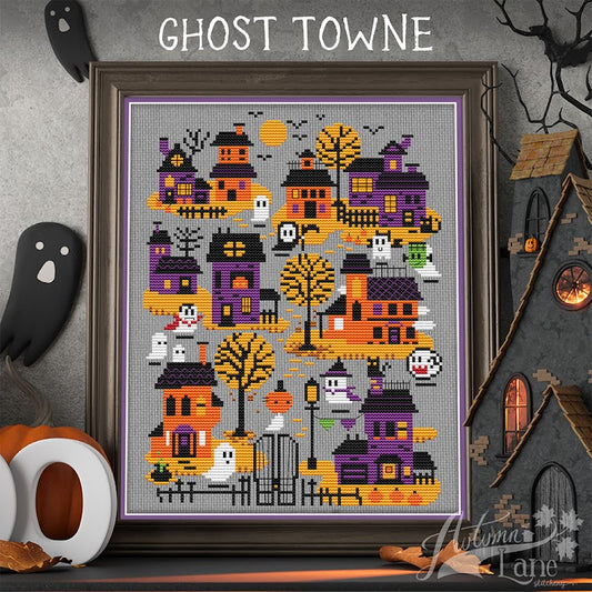 Ghost Towne By Autumn Lane Stitchery