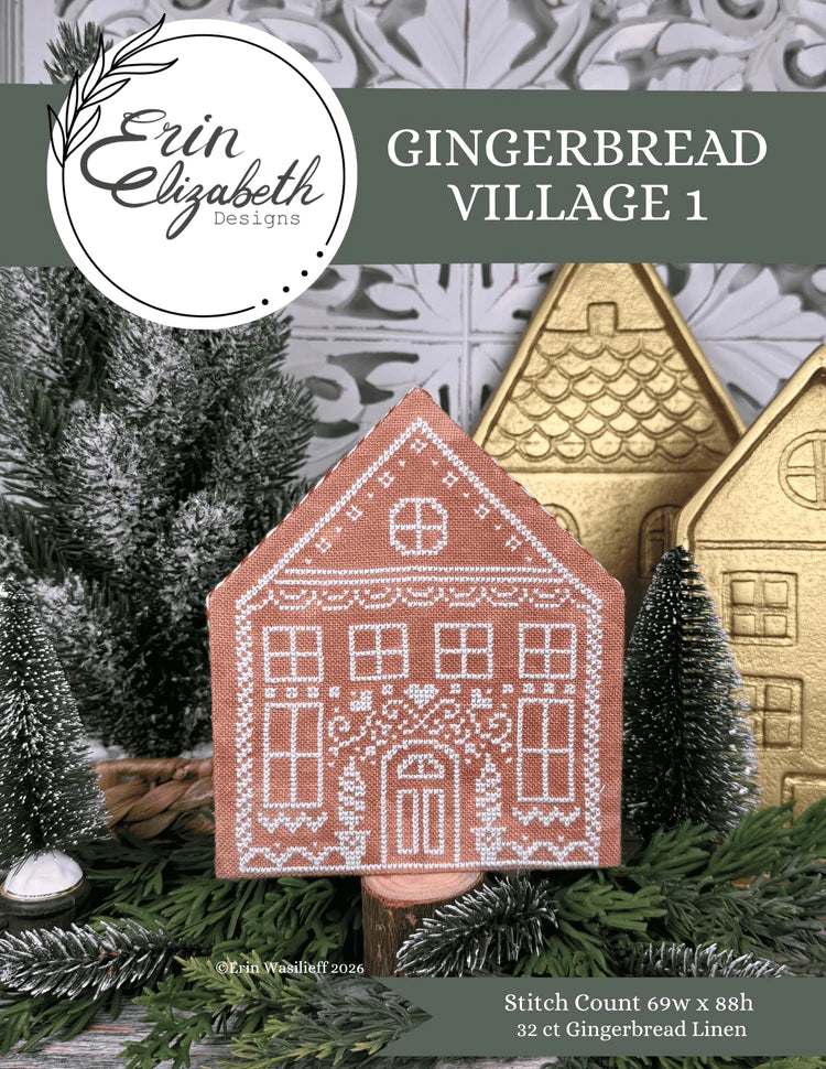 PREORDER! Gingerbread Village 1 by Erin Elizabeth Designs